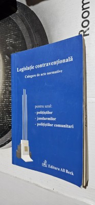 LEGISLATIE CONTRAVENTIONALA CULEGERE DE ACTE NORMATIVE POLITIE JANDARMI foto