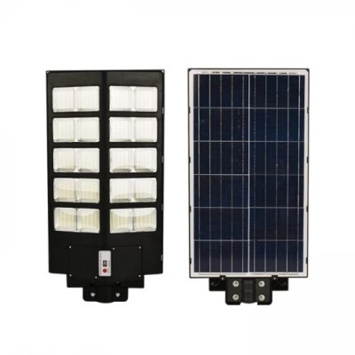 Lampă Solară Stradală / de Grădină 1000W cu Panou Solar Integrat și Telecomandă foto