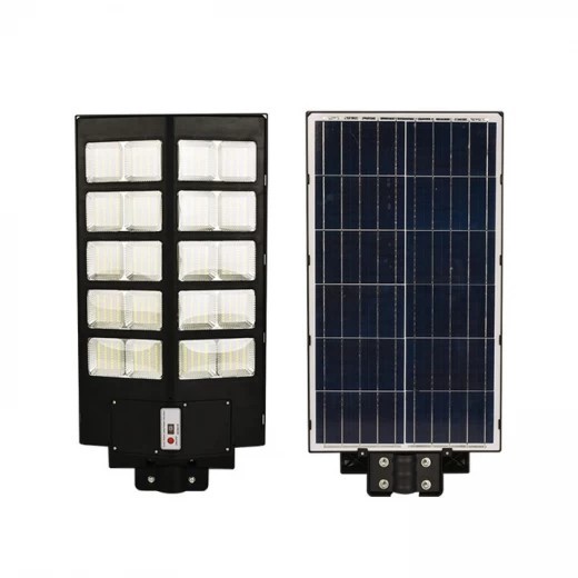 Lampă Solară Stradală / de Grădină 1000W cu Panou Solar Integrat și Telecomandă