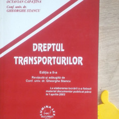 Dreptul transporturilor Octavian Capatina Gheorghe Stancu