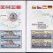CEHOSLOVACIA 1982 NAVIGATIE , COMISIA EUROPEANA A DUNARII 2 COLITE NESTAMPILATE