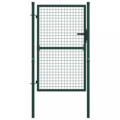 Gossi poarta de gard, verde, 100 x 125 cm, otel