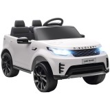 HOMCOM Mașinuță Electrică pentru Copii 3-6 Ani sub Licență Land Rover Discovery 12V, 2.5-4.5 km/h Auto Electrică pentru Copii cu 2 Motoare, Suspensii,