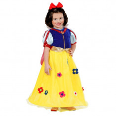 Costum Alba ca Zapada, fetite 1-3 ani, serbari tematice, 2 piese, multicolor foto