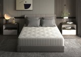 Saltea cu memorie Somnart Silver Relax 200x200, &icirc;naltime 24 cm, husa cu ioni de argint, cu manere, fermitate medie Relax KipRoom