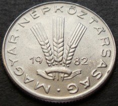 Moneda 20 FILERI / FILLER - RP UNGARA / UNGARIA, anul 1982 * cod 3124 = A.UNC