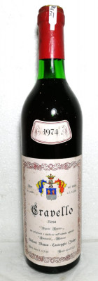 Z 31 -vin ROSE&amp;#039; GRADELLO, ROSA, CASTEGGIO ITALY, recoltare 1974. CL 72, GR 12,5 foto