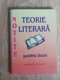 Teorie literară pentru liceu