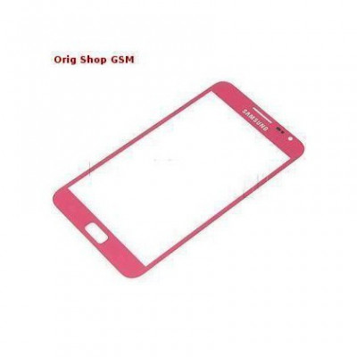 Carcasa (Sticla) Geam Samsung N7000 Note Pink Orig China foto