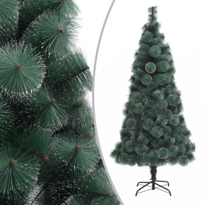 Brad de Crăciun artificial cu suport, verde, 180 cm, PET foto