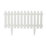 Gardulet decorativ, IBC1, pentru gradina, plastic, gri deschis, 220 x 34 cm, set 4 bucati