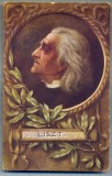AX 360 CP VECHE- ,,LISZT&quot; - PICTURA V.FRANKE -COMPOZITOR, PIANIST-PATATA