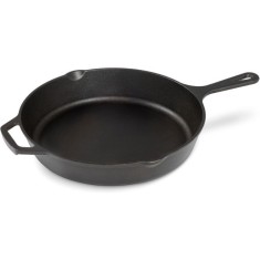Tigaie adanca rotunda din fonta cu maner Navaris - 25 cm, 48585.01.2