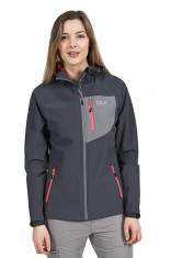 Jacheta softshell femei DLX Ronda Gri S foto