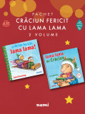 Pachet Crăciun fericit cu Lama Lama 2 vol. - Anna Dewdney