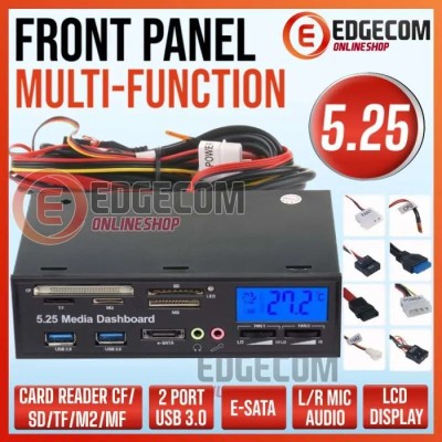 Media Dashboard SG-525 (USB, SATA, Card Reader, FireWire, Fan control, Audio) foto