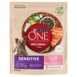 PURINA ONE MINI/SMALL Sensitive somon și orez 800 g