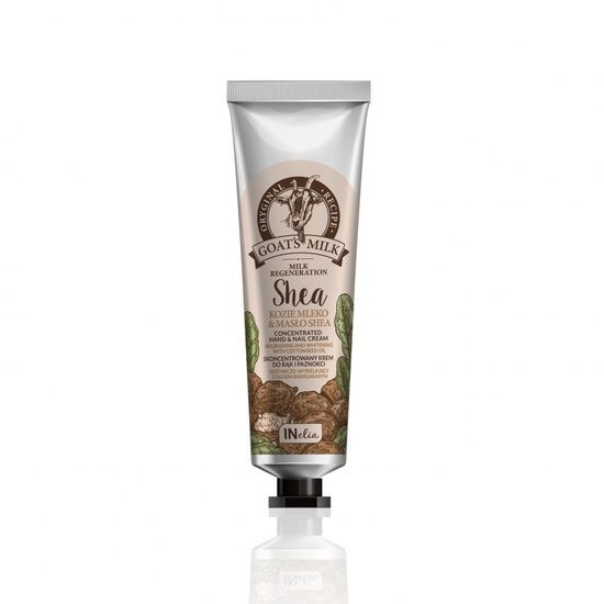 Crema pentru maini si unghii concentrata, cu lapte de capra si unt de shea INelia Revers 100 ml