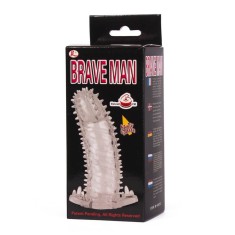 Brave Man Spike - Manșon penis, 14 cm