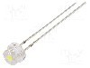 Dioda LED, 4,8mm, alb rece, 2500...3000mcd, 30mA, 2,7...3,4V, OPTOSUPPLY - OSW44P56A1A