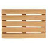 Suport Pahar Lemn, Model Palet, Culoare Naturală, Dimensiuni 12x8x1.8cm, Oem