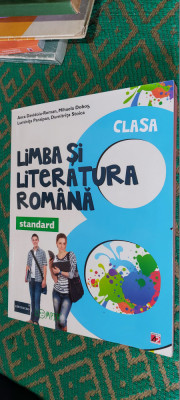 LIMBA SI LITERATURA ROMANA CLASA A 8 A COMPER DOBOS PARAIPAN STOICA ROMAN foto