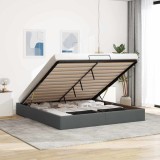 VidaXL Cadru de pat otoman fără saltea țesătură gri &icirc;nchis 200x200 cm 3310904