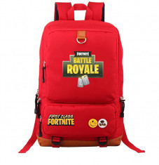 Ghiozdan Fortnite rosu cu maro foto