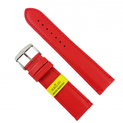 Curea de ceas rosie din piele Morellato Rowing Coated Leather - 20mm, 22mm - A01X5274C91083CR foto