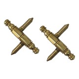 Cumpara ieftin Balama Pipo, auriu, Nr-2, 72 mm, 2 buc / set