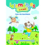 Lelem&eacute;nyes 3-4 &eacute;ves - Szem-k&eacute;z koordin&aacute;ci&oacute; - Matric&aacute;s foglalkoztat&oacute;f&uuml;zet