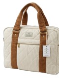 Geantă pentru scutece Cam Cam Copenhagen Classic Stripes Camel