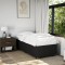 Gossi cadru de pat, negru, 80x200 cm, material textil