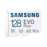 Card de memorie MicroSDXC Samsung Evo Plus cu Adaptor SD, Memorie 128 GB SmartElectro IntelligentHouse