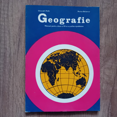 Geografie - manual pentru clasa a VII-a, a scolilor ajutatoare, 1978 foto