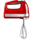 Mixer de mana KitchenAid 5KHM9212EER, 85 W, 1300rpm, 9 viteze, Rosu