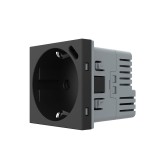 Priza Schuko cu USB-C Livolo, standard german, negru