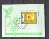 Azerbaijan 1996 Flowers, Roses, perf. sheet, used AB.038, Stampilat