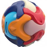 Pusculita sub forma de minge, flippy, de construit, se asambleaza/dezasambleaza, din plastic, 16.5x16.5x16.5, multicolor