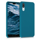 Cumpara ieftin Husa pentru Huawei P20, Silicon, Albastru, 45689.62, Carcasa, Kwmobile