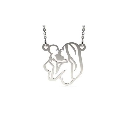 Lantisor model mama si copil - argint 925 foto