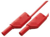 Cablu de măsurare HIRSCHMANN 16A 4mm roșu cu soclu axial 934095101