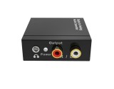 Convertor digital analog audio H-19, intrare coax si toslink, iesire coax L R si AUX