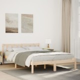 vidaXL Cadru pat foarte lung fără saltea, 140x210 cm, lemn masiv pin