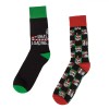 șosete Crăciun Bărbați, Christmas Loading, Multicolor, Mărime 41-46, Set 2 Perechi, Oem
