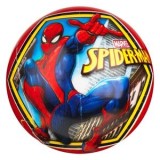 Minge de plaja din plastic, rosie, cu design Spiderman, 14 cm, CMCLASS