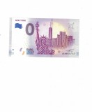 !!! RARR : 0 EURO SOUVENIR - S.U.A. , NEW YORK - 2019.1 - UNC