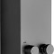 Uscator rufe retractabil, Cablu inox, Montare perete / glue stick, 4m, Negru
