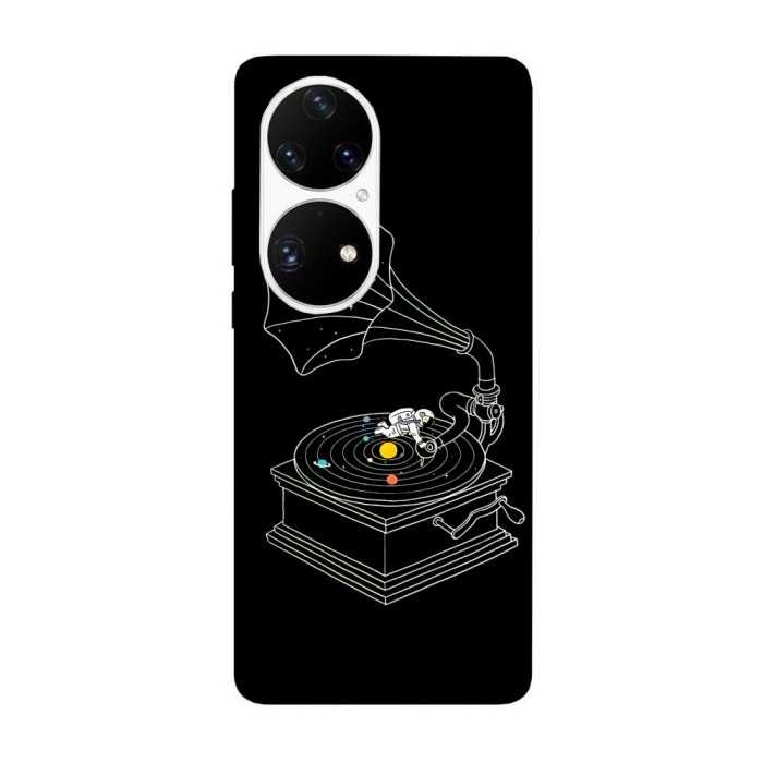 Husa compatibila cu Huawei P50 model Star track, Silicon, TPU, Viceversa