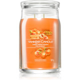 Yankee Candle Farm Fresh Peach lum&acirc;nare parfumată Signature 567 g